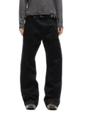 Raw Selvedge Bootcut Jeans - Black