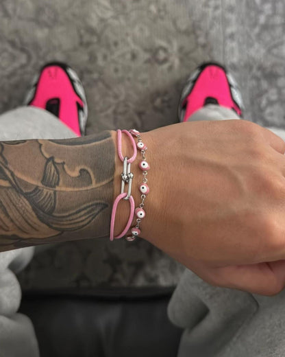 Pink Eye Bracelet