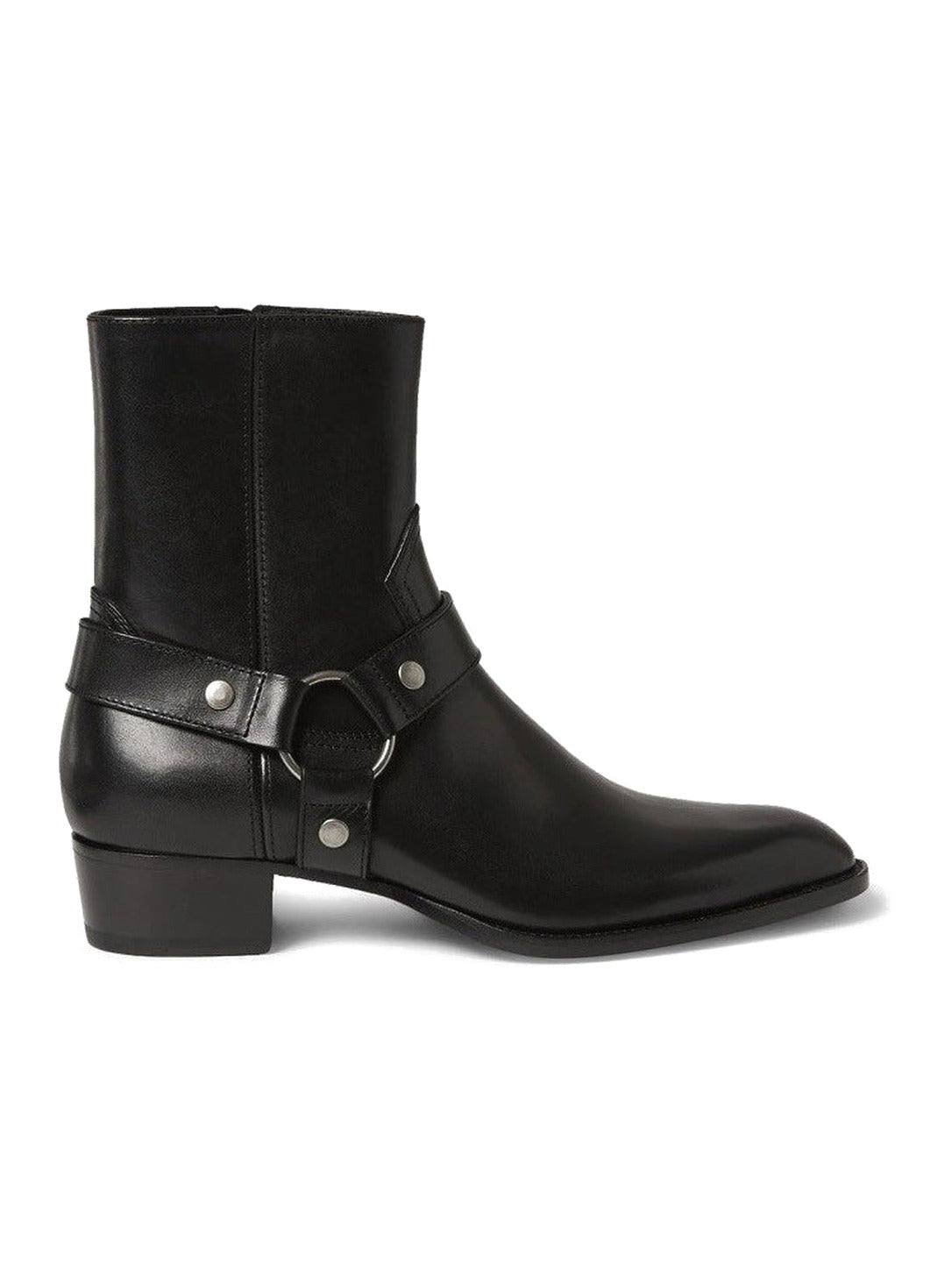 Leather Harness Boots