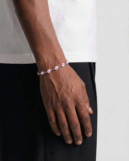 Pink Eye Bracelet