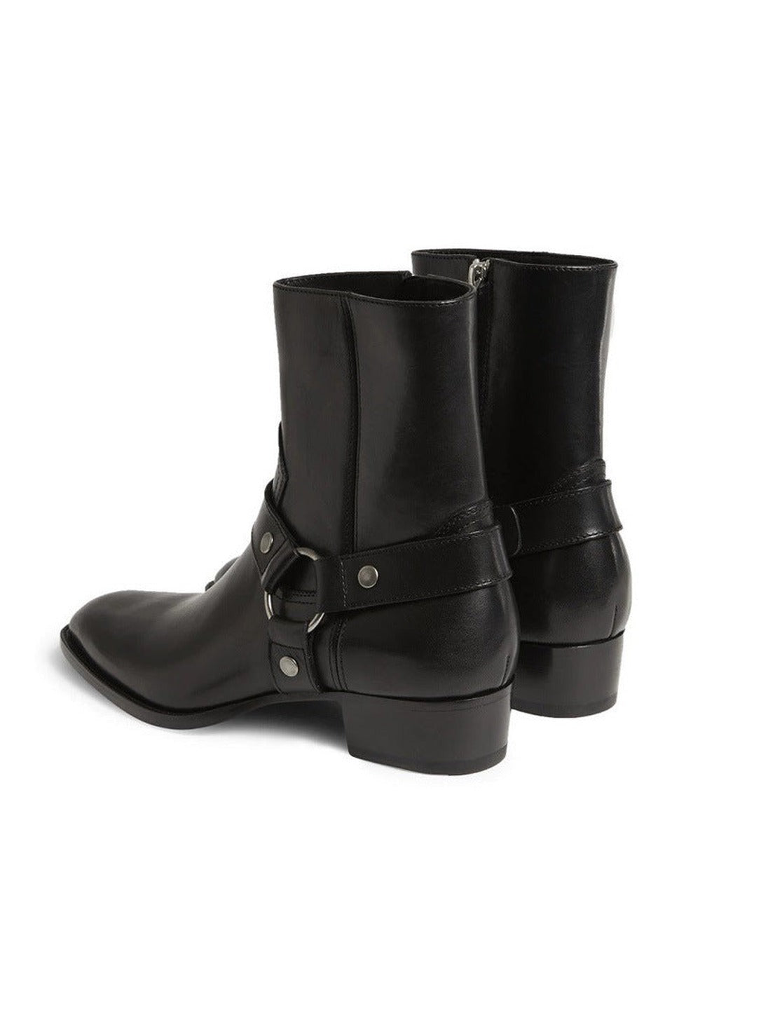 Leather Harness Boots