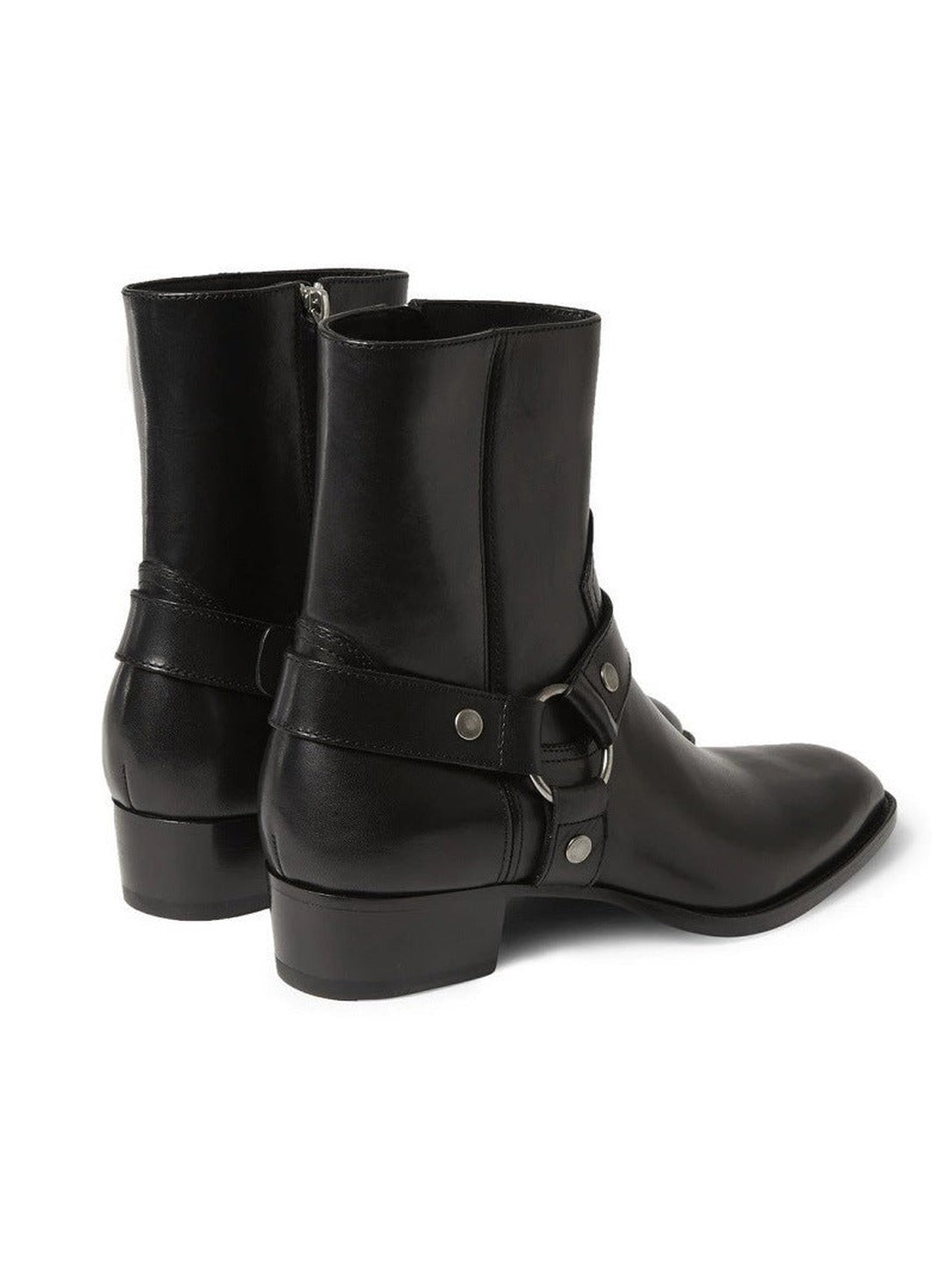 Leather Harness Boots
