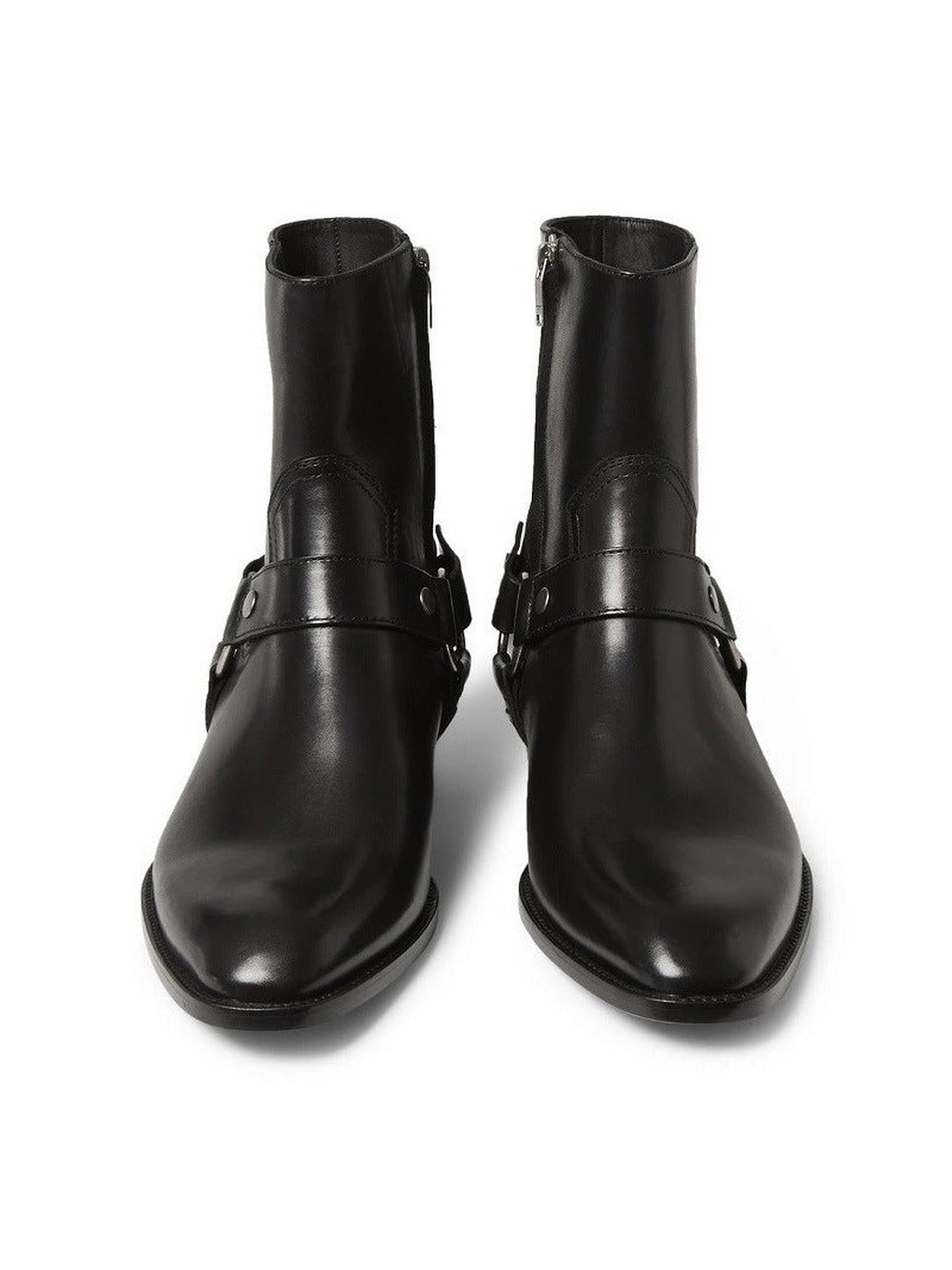 Leather Harness Boots