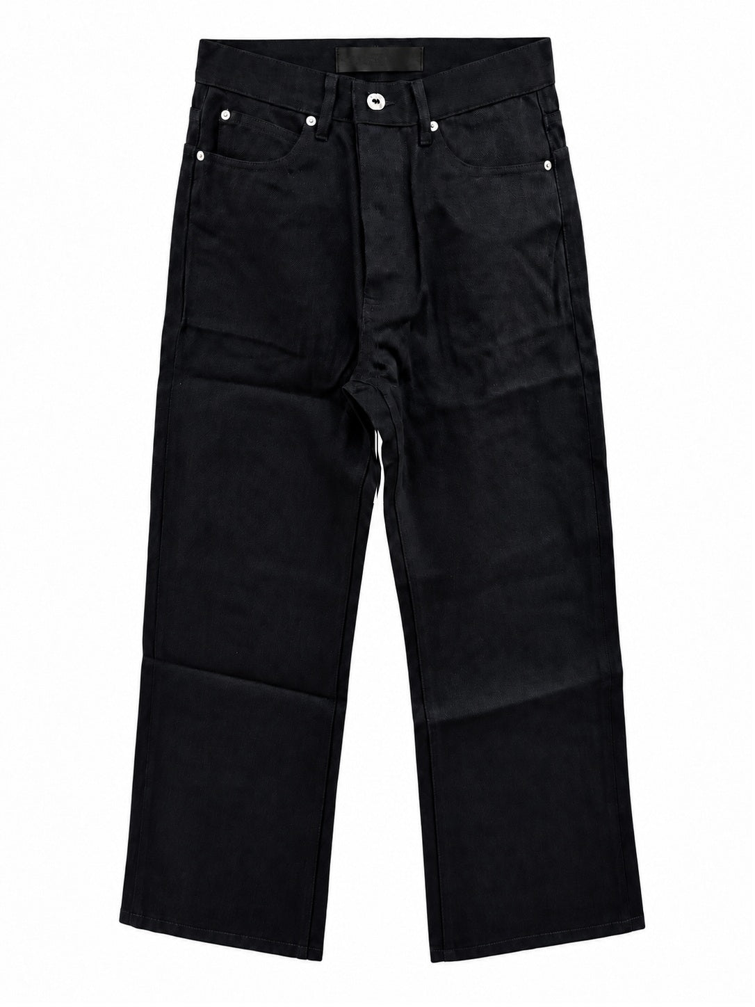 Raw Selvedge Bootcut Jeans - Black